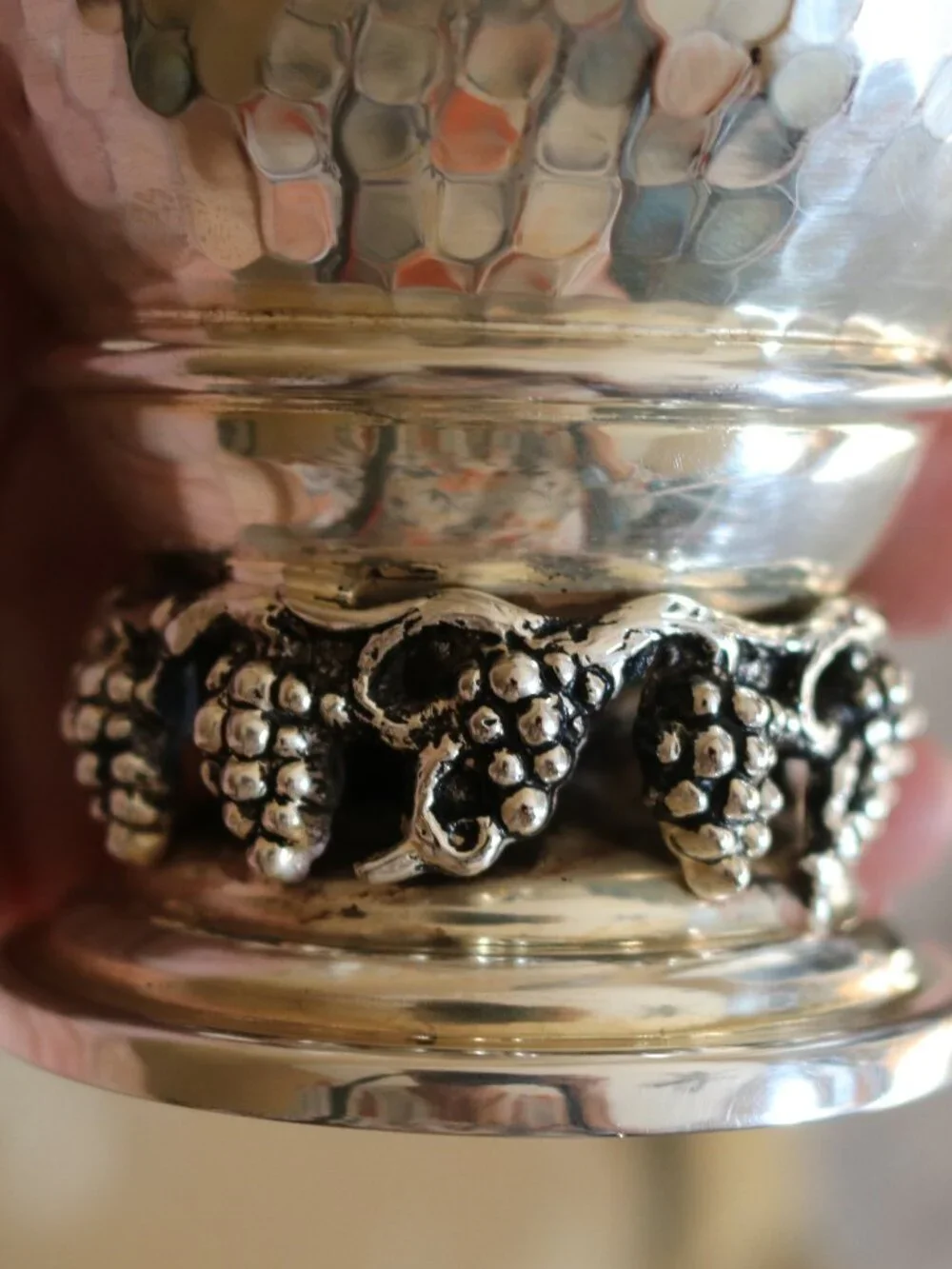 Silver Plated Goblet and saucer